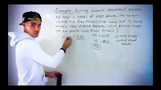 Grade 10 Math (Ontario, Canada) - Linear System by Substitution Word Problem 3