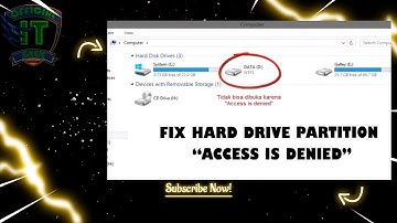 Fixing Hard Drive Partition Access Denied