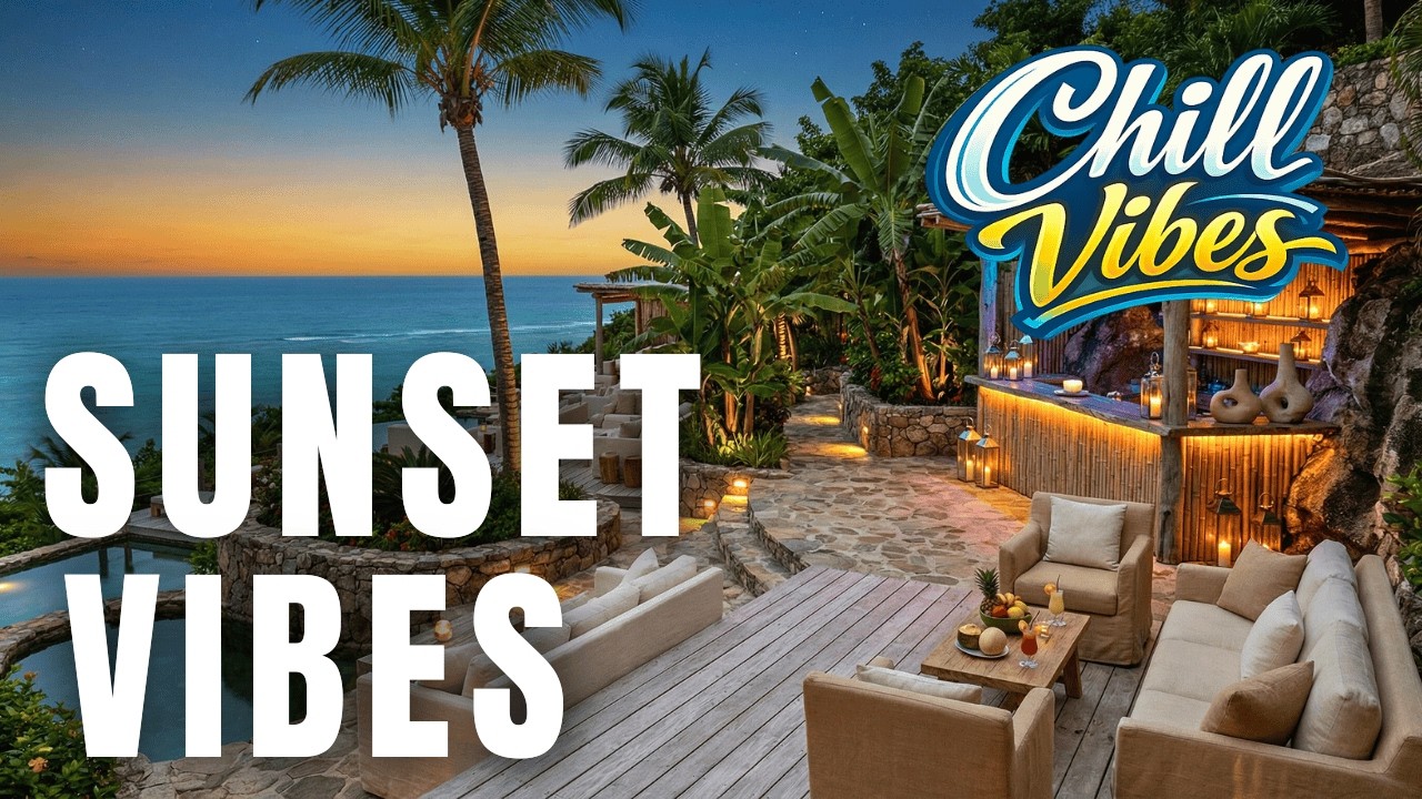 Отдохните 🌅 Расслабляющая лаунж-зона на закате для глубокого расслабления и концентрации.