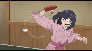 Naruto y Hinata Juegan Ping Pong Contra Boruto y Kawaki