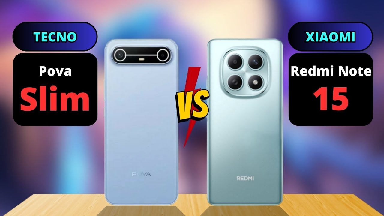 Tecno Pova Slim 5G vs Redmi Note 15 5G Comparison