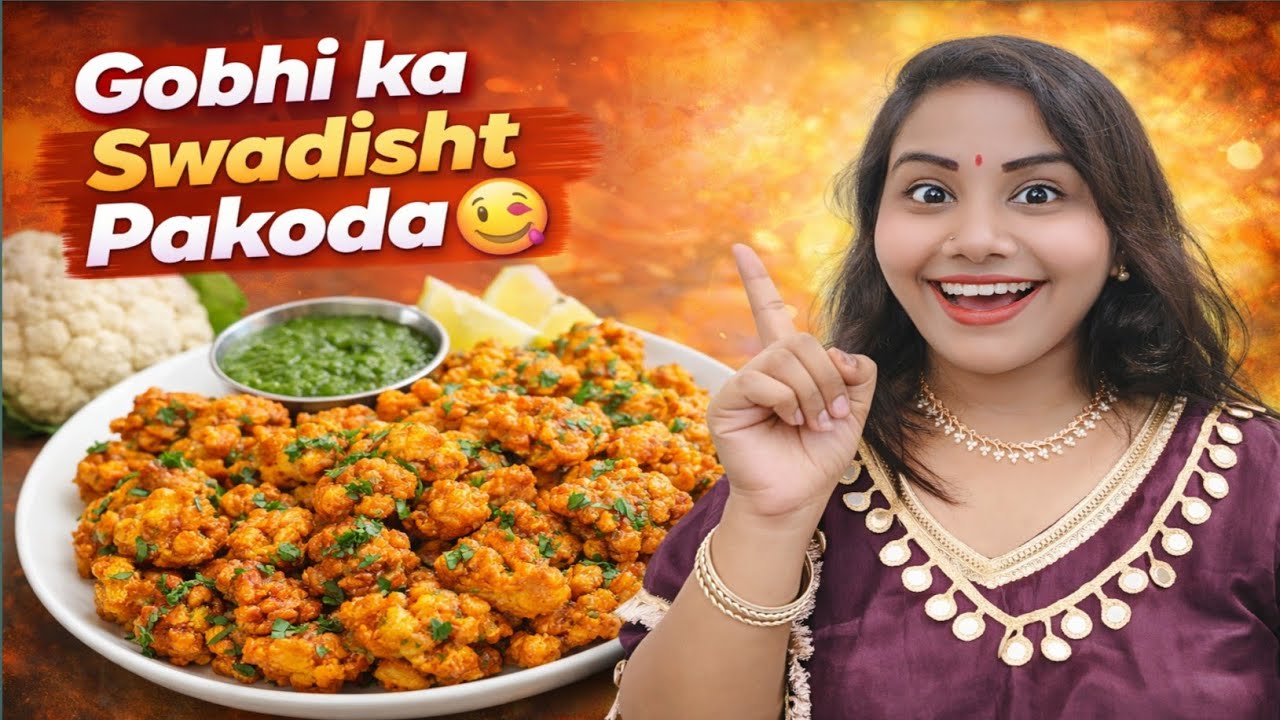 Gobhi ka Swadisht Pakoda 😋 | Kurkura Gobhi Pakoda Recipe | Sardi Special Recipe 