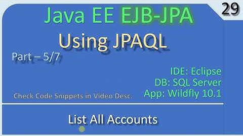 Entity JPA Query | Part 5 - Return Multiple Entities | JavaEE EJB JPA Tutorials #29