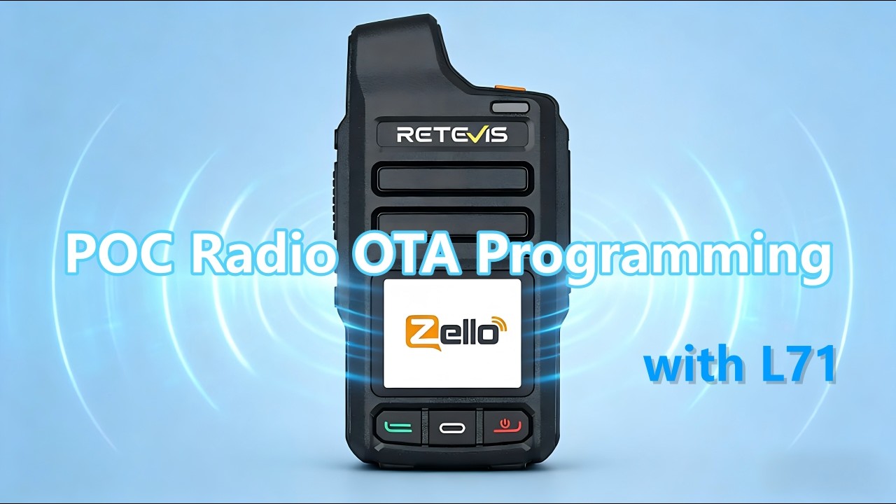 Retevis L71 POC Radio 4G Android Network Two Way Radio with GPS （US）