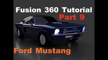 Making Mustang 1967 in Fusion 360 PART 9 (Details)