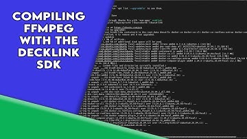 Compiling FFMPEG with the Decklink SDK