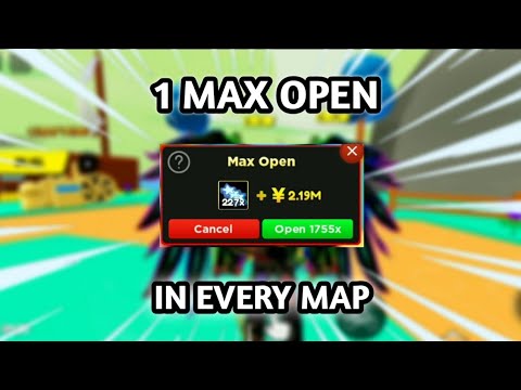 1 MAX OPEN in EVERY MAP [but only with 4.5 luck] What can we get ...