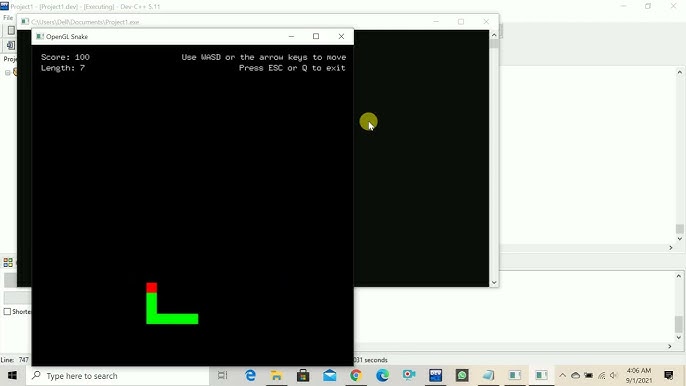 Snake Game In C++ - CopyAssignment