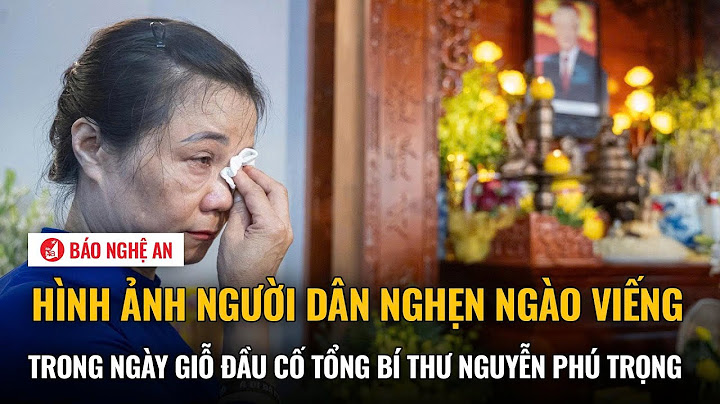 Hình ảnh người dân nghẹn ngào viếng trong ngày giỗ đầu cố Tổng Bí thư Nguyễn Phú Trọng