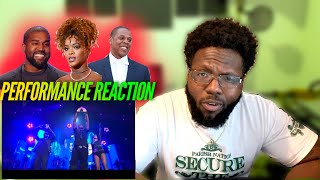 JAY Z, Rihanna \& Kanye West - Run This Town Performance | Reaction Video