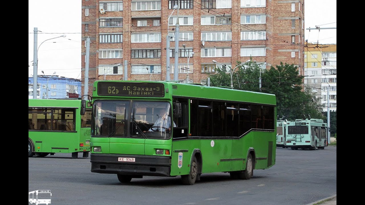 Информатор автобусного маршрута №62э г.Минск (Вариант 1)