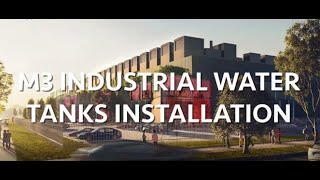 NEXTDC M3 Industrial Water Tanks Installation