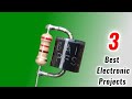 Top 3 Best Electronics Project ideas for Beginners Using Relay, Irfz44n, ne555