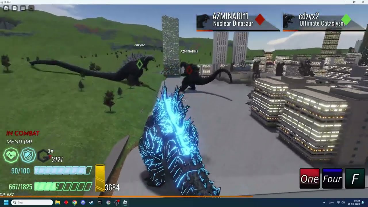 playing kaiju arisen with the new thermonucler godzilla