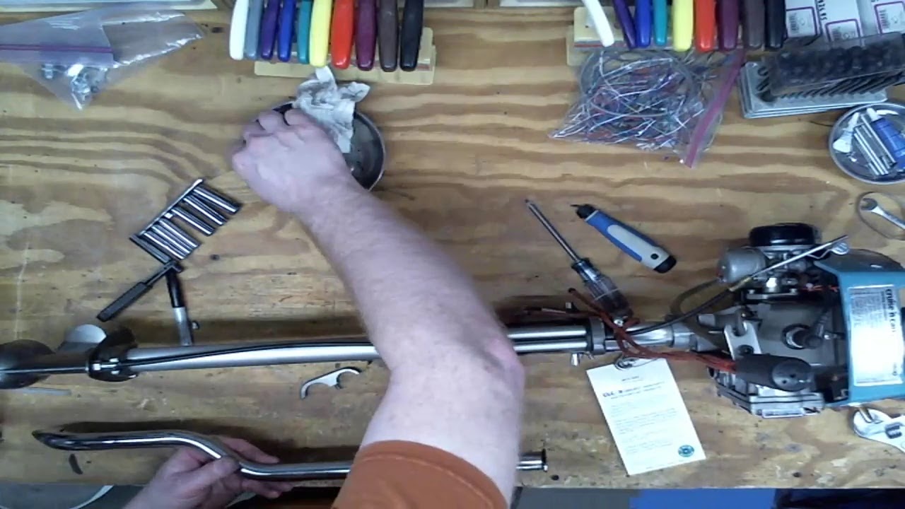 Wire lathing around... (Boat motor mount repair) YouTube