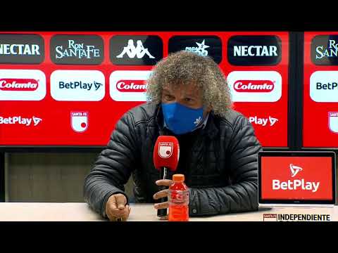 Rueda de prensa de Millonarios tras el partido frente a Independiente Santa Fe