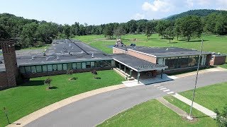 DJI Inspire 1 Drone over Parkside School and LaVale, Maryland 4k