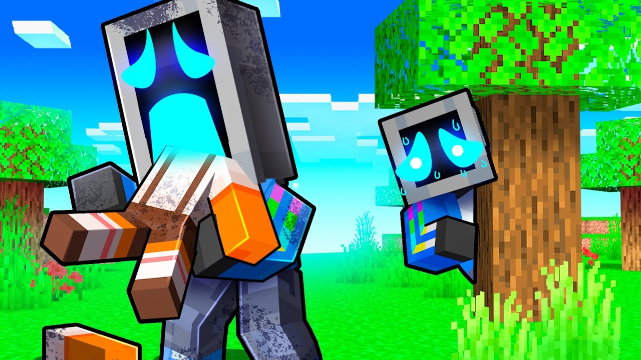 There is a FAKE TeeVee in Minecraft!