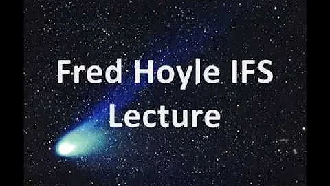 Fred Hoyle's IFS Lecture December 1982