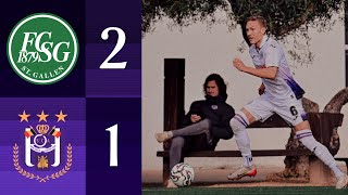 Highlights Fc St. Gallen 1879 - Rsca