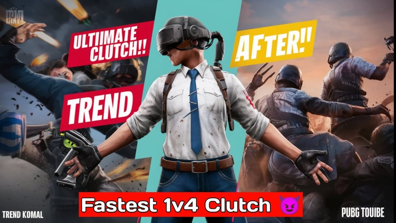 2 Squad Clutch in 1 Match 😈| Fastest 1v4 clutch bgmi | @Komalislive07 ...