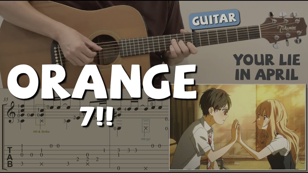 Hikaru Nara - Shigatsu wa Kimi no Uso Opening (Chords) Acoustic Guitar  Lesson [Tutorial + TAB] 