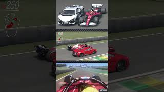 Charles Leclerc Ferrari F1 2025 vs Supercars at Interlagos