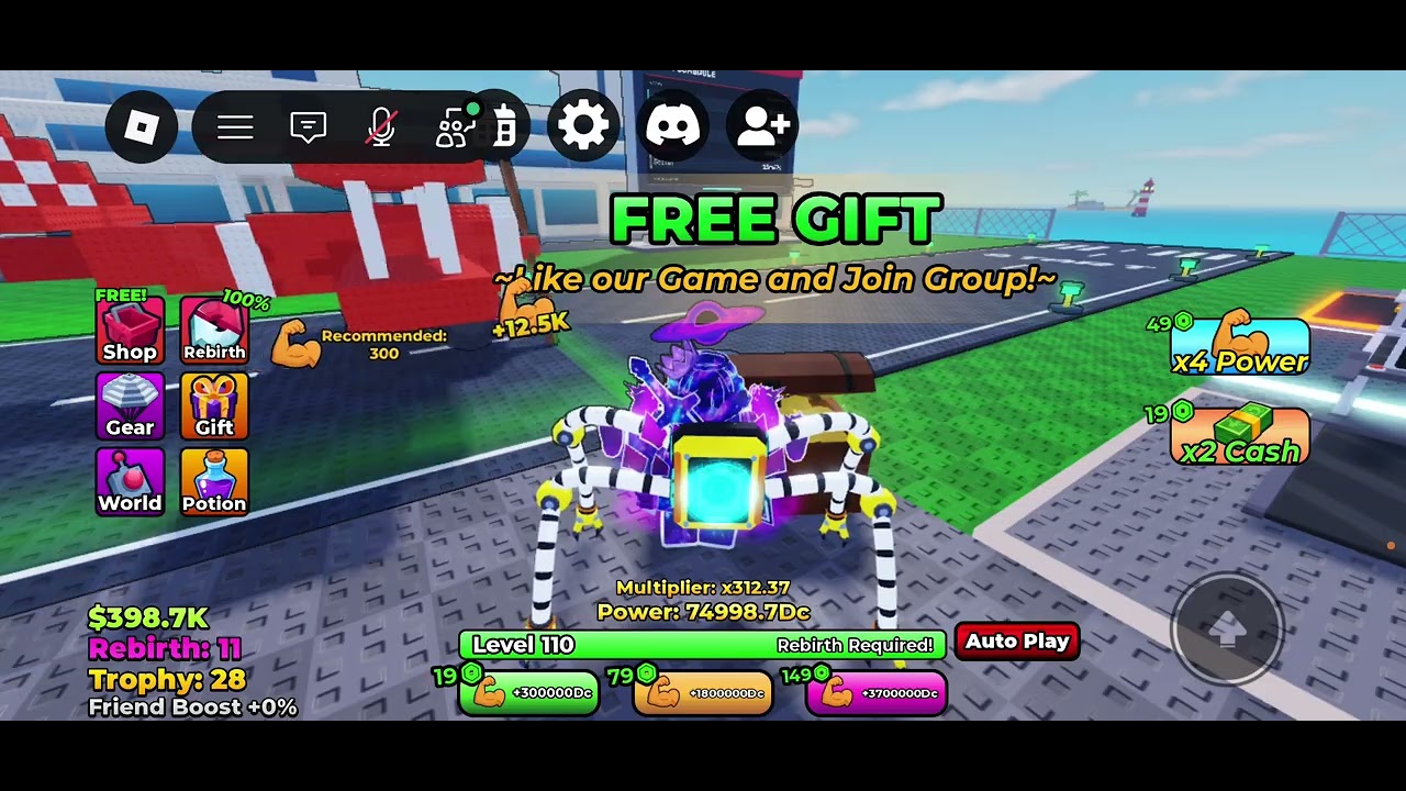 Use the reported Gift-area Power method