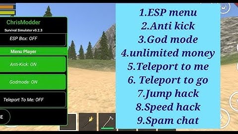 Survival simulator - Mod Menu 9 ( Chris mod ) 2025 work