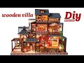 DIY Miniature Dollhouse KitㅣWooden villaㅣ목조 별장ㅣ미니어처하우스ㅣ박소소(soso miniature)