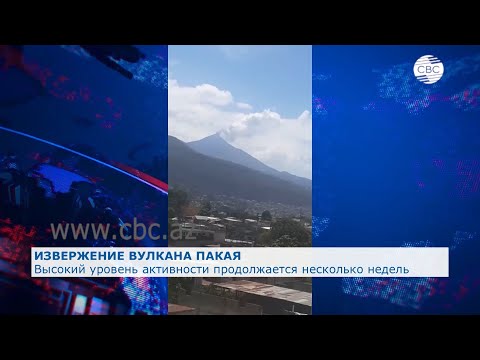 Активность вулканов Этна и Пакая