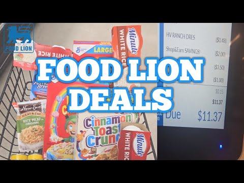 FOOD LION DEALS FOR THE WEEK couponing deals foodlion foodliondeals