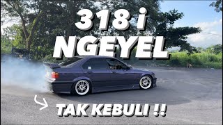 BMW E36 318i DRIFT MAKIN MENYALA🔥| amandio ketar ketir 🥶