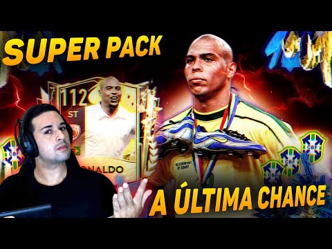 A ÚLTIMA CHANCE DE PEGAR O RONALDO ICON PRIME 112 NO FIFA MOBILE,MEGA PACK OPENING UTOTY