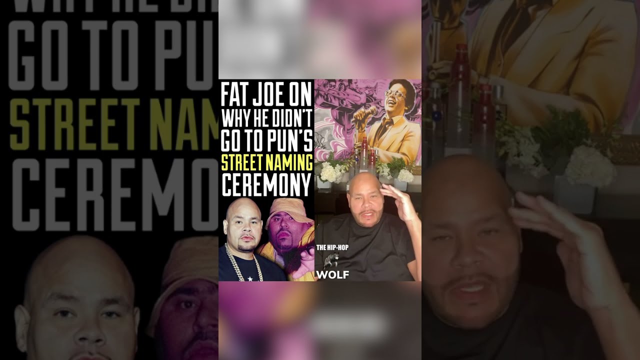 Fat Joe explains why he didnt go to The Big Pun Plaza 