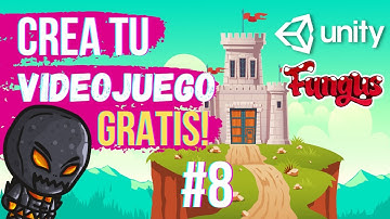 Como hacer tu propio videojuego para Android sin saber programar usando programas gratis. UNITY #8