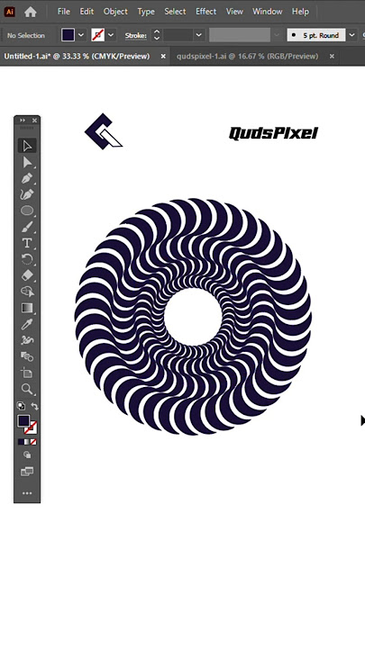 Let‘s create a beautiful spiral illustration | Adobe Illustrator tutorial & tips | Graphic Design