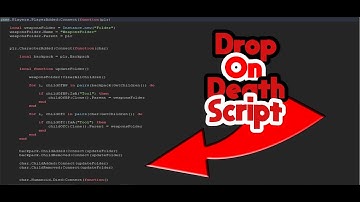 | Roblox Studio | How to do Drop Tools On Death