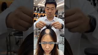 Handsome man with artificial hair​ part 3044
