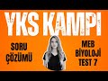 YKS Kampı TYT Biyoloji Soru Çözümü│MEB - OGM│Test 7 #msu #tytbiyoloji