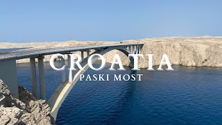 🌉 Pag Bridge (Paški Most) | Drone View | Island of Pag | Croatia | Adriatic Gateway