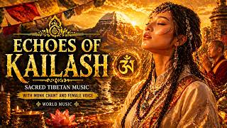 Echoes of Kailash | Sacred Tibetan Music with Monk Chant, Female Voice & Himalayan World Sound