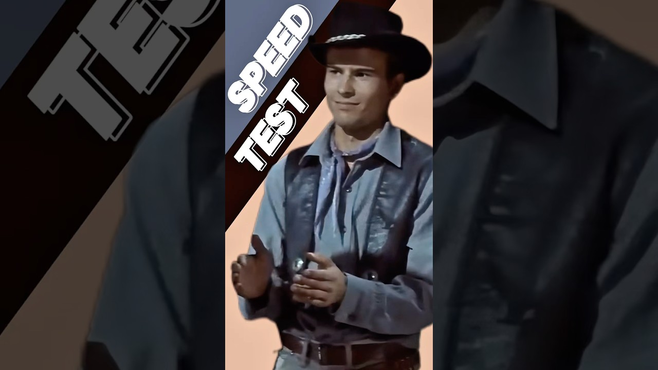 What’s the #cowboy speed test? #western #movie #themagnificentseven #shorts