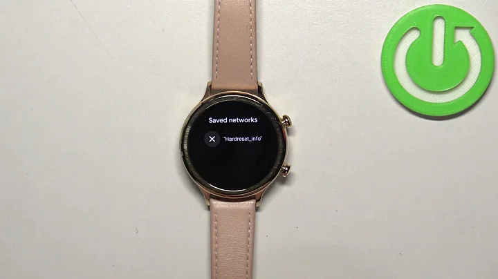 How to Disconnect MOBVOI TicWatch C2+ From WiFi Network