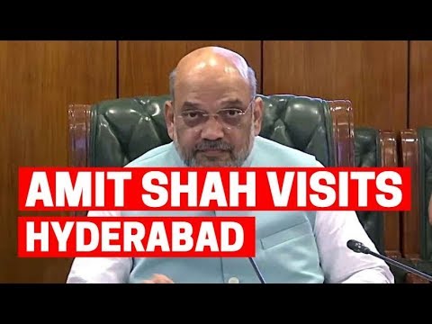 Amit Shah visits Hyderabad to launch BJP`s membership drive