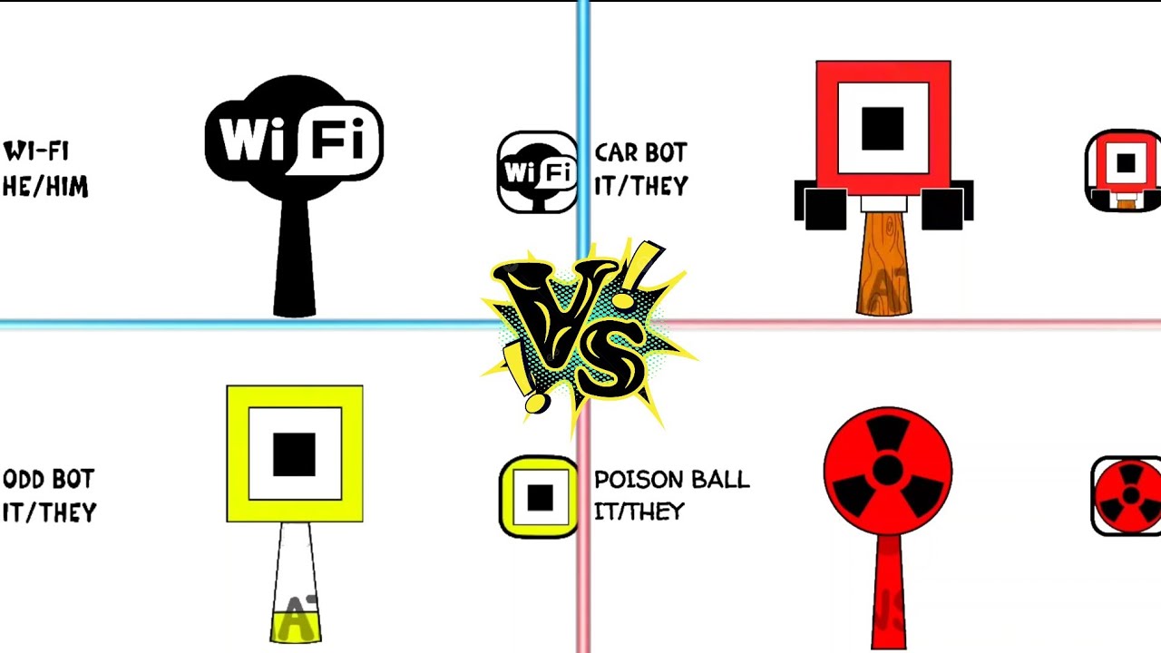 My Sprunki OC Wi-Fi From Poison Ball VS Car Bot VS Odd Bot VS Tiles Hop Part 4