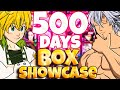 500ish DAYS PLAYED! FULL BOX SHOWCASE AND HOW MUCH WAS SPENT! | Seven Deadly Sins: Grand Cross