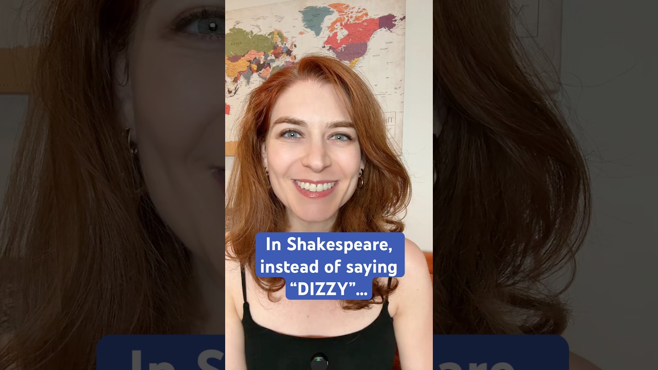 In Shakespeare, instead of saying &ldquo;DIZZY&rdquo;&hellip; #shakespeare #actingcoach #vocabulary