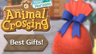Best gifts to get Villager Photos | Animal Crossing New Horizons