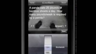 iPad Simulator Example:  iLiveMath Animals of Asia  (beta) screenshot 1
